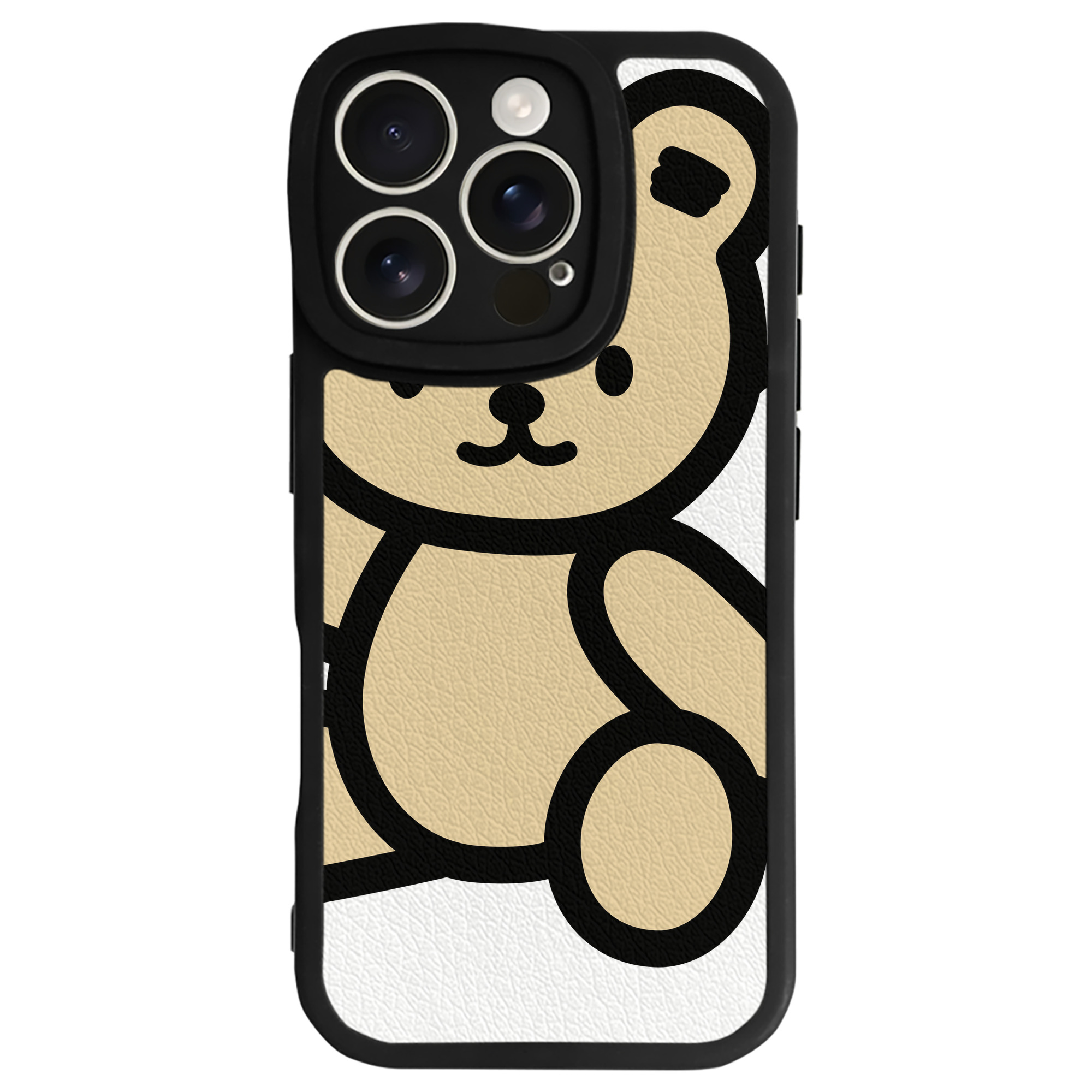 （画像用） Hello Kitty ハローキティ 【iPhone 16シリーズ対応】シリコンスマホケース（レザー調） 材質：シリコン